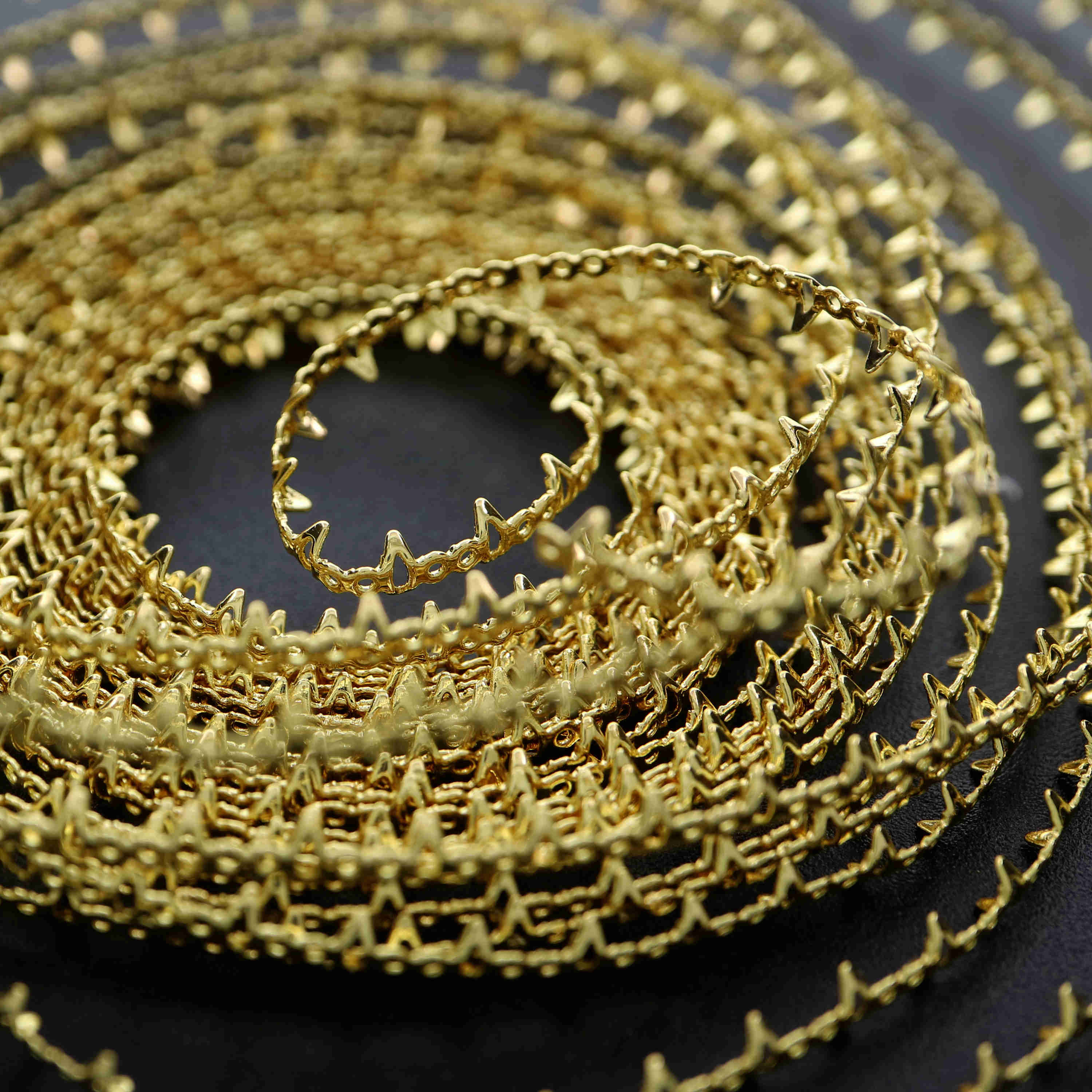 1 Meter Vintage Style Raw Brass Crown Cabochon Stone Wrapping Wire Special DIY Findings 1505019 - Click Image to Close